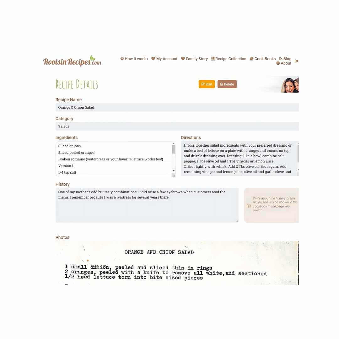 roots in recipe DIY cookbook