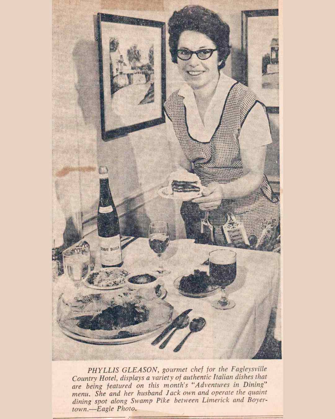 Phyllis Gleason at the Fagsley Hotel